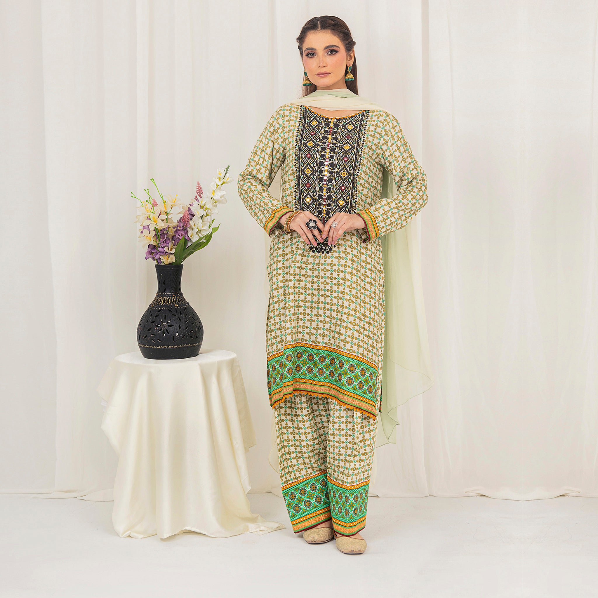 Printed Lawn 2-Piece Suit