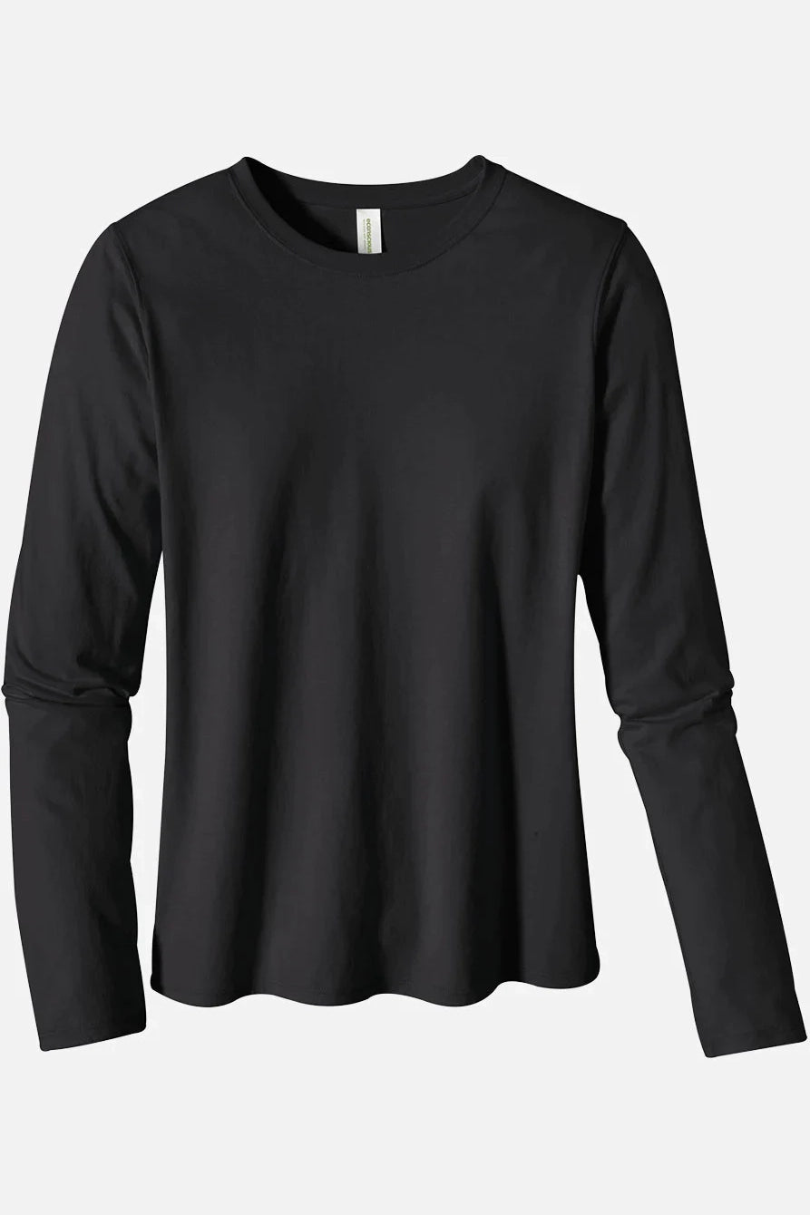Women Long Sleeve  Organic Cotton T-Shirts