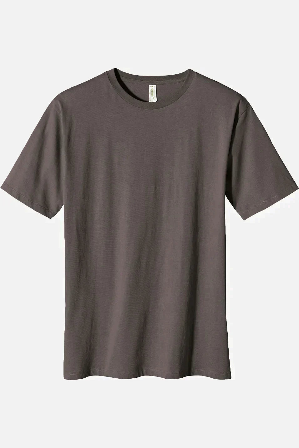 Men Round Neck Charcoal Organic Cotton T-Shirts