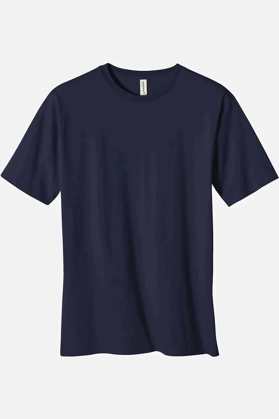 Men Round Neck Navy Organic Cotton T-Shirts (Copy)