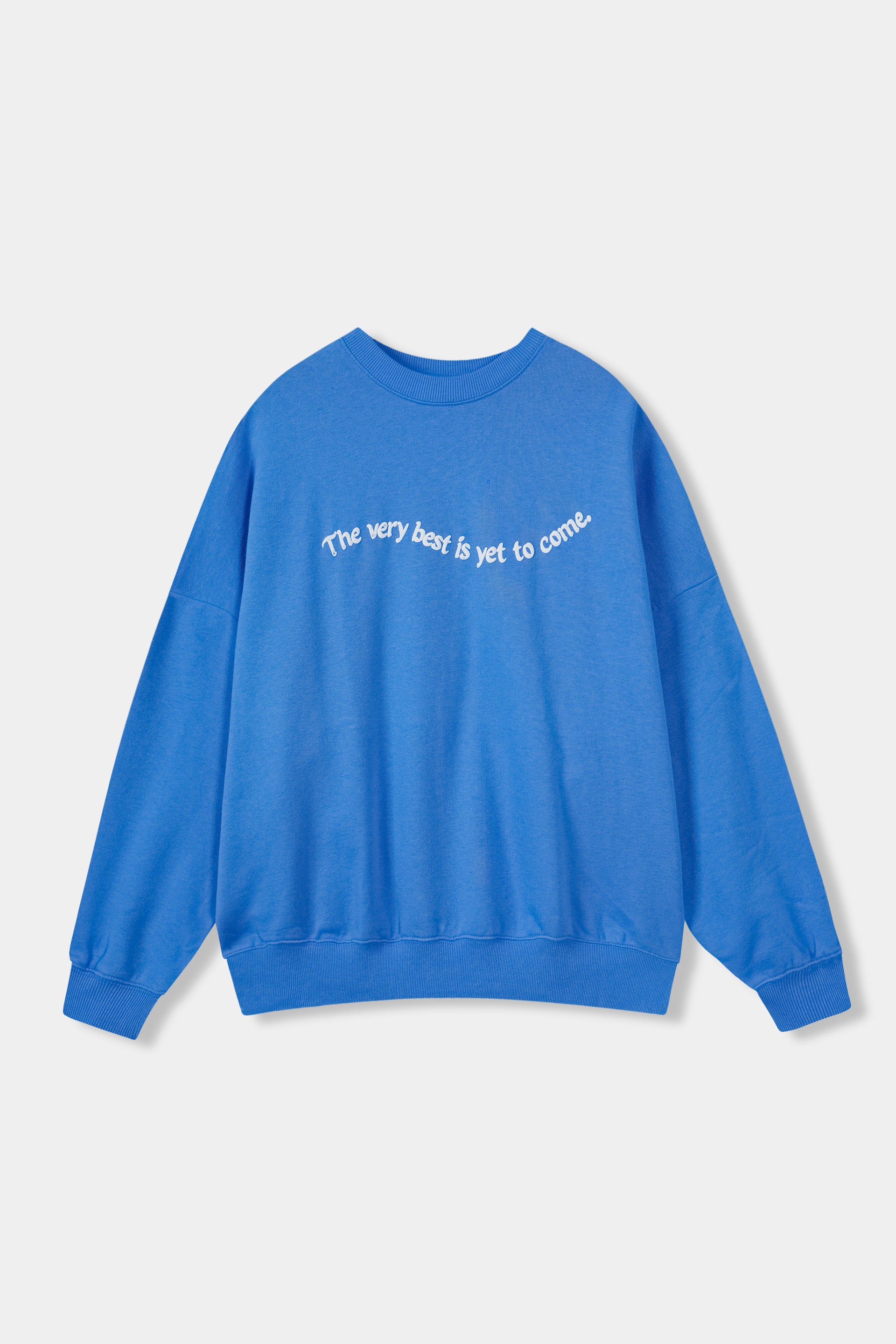 SWEATSHIRT Over Sized, Drop shoulder Royal Blue Fleece