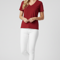 Women Supper Soft V-Neck T-Shirt