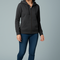 Women Full Zip Charcoal BLACKFleece Hoodie