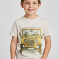 Beeping Jeep Natural Tee USSB15-TEE-01