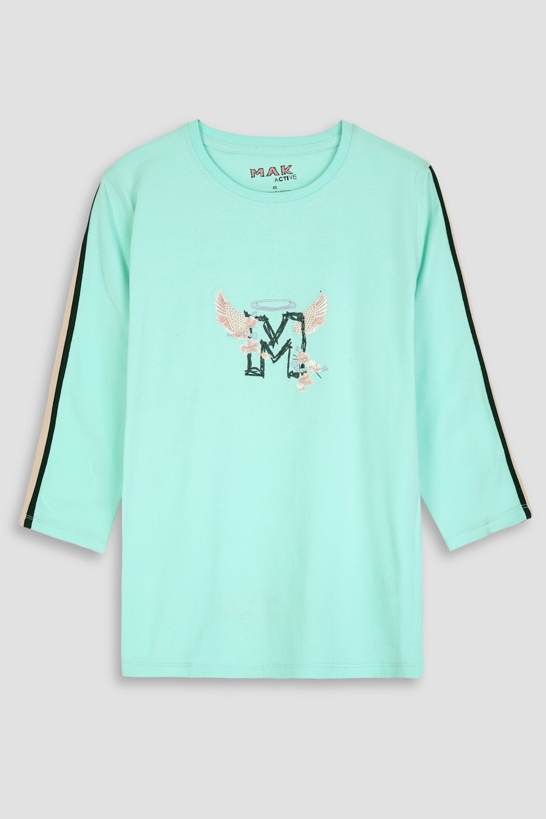 Girls Graphic Sleeve Panel Women’s T-Shirt