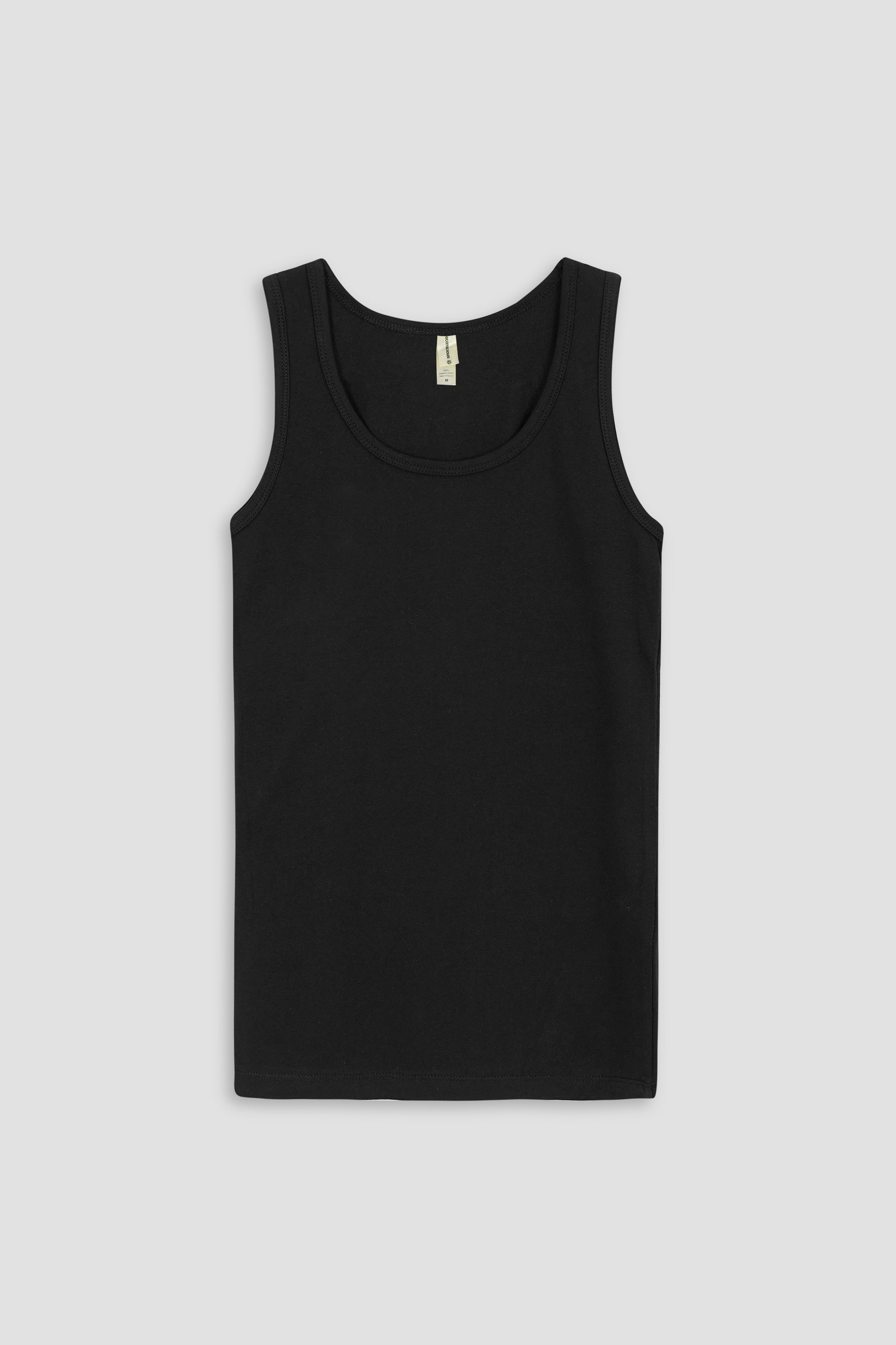 Women's Premium Quality Soft Cotton Black tank top