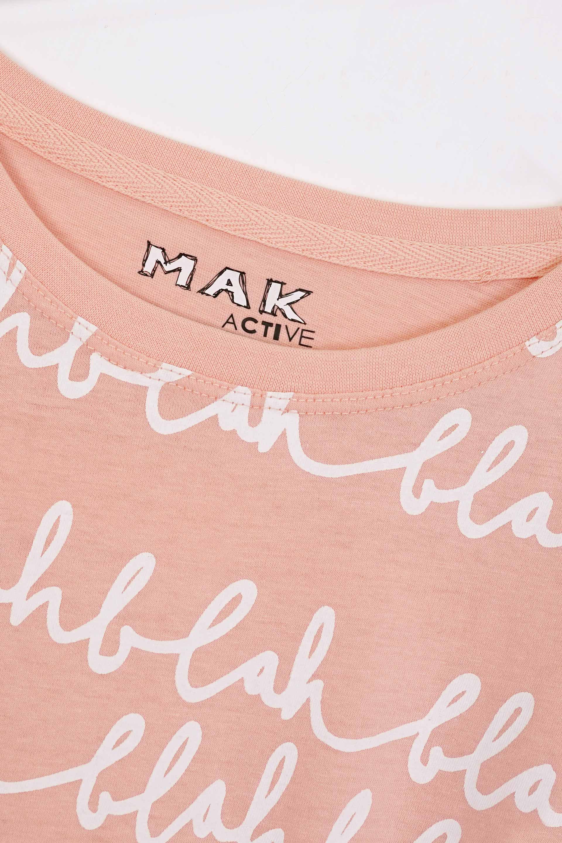 Women Soft Cotton Graphic Pink T-Shirt