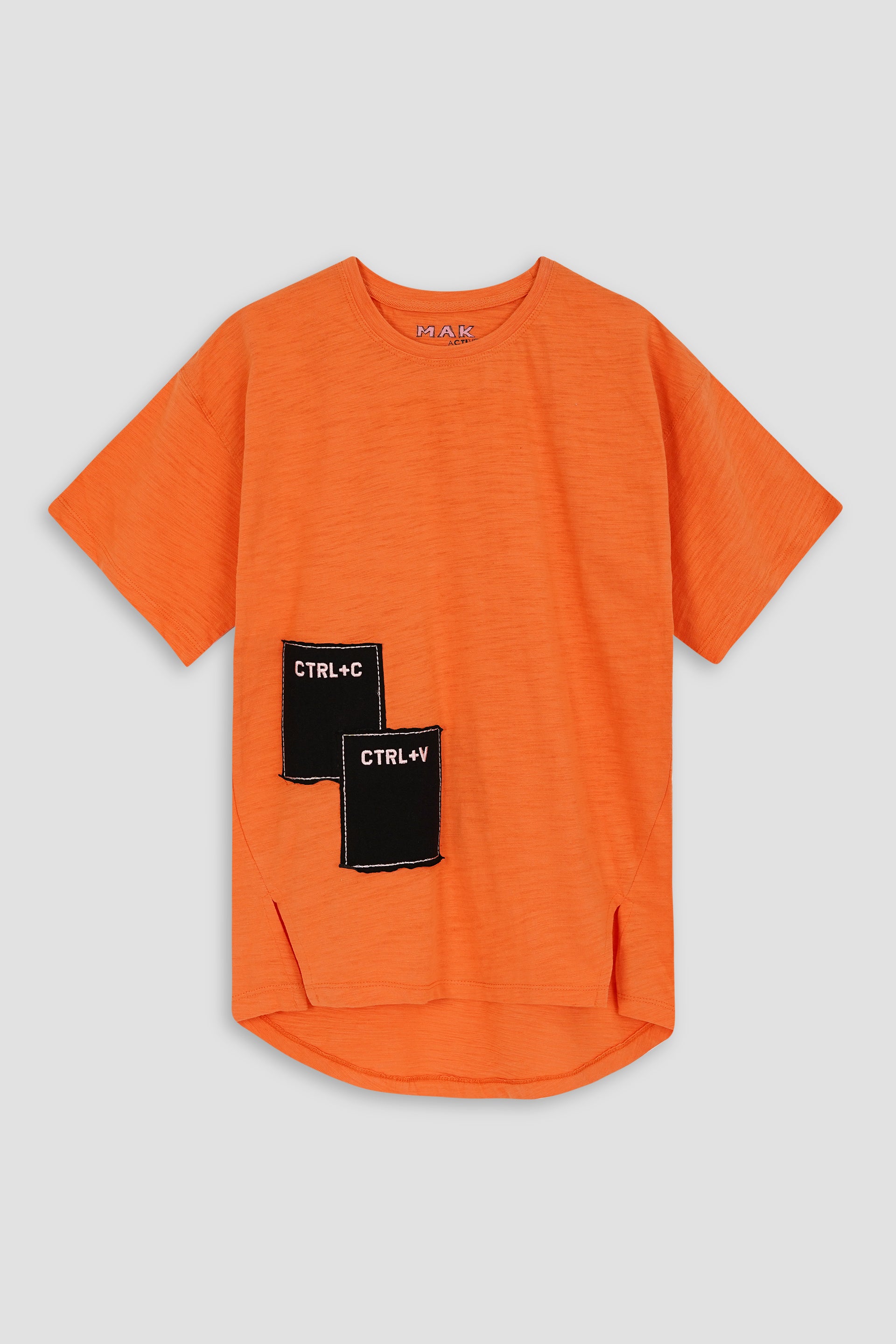 Women Soft Cotton Orange T-Shirt
