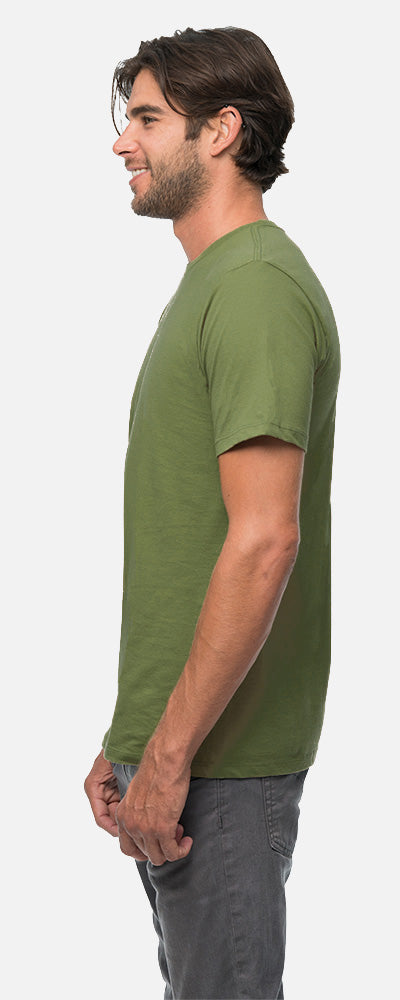Men Round Neck Loden Organic Cotton T-Shirts