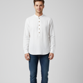 White KURTA SHIRT