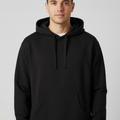 Men Pull-Over Black Fleece Hoodie 5500