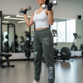 SWEATPANTS Joggers Olive Green Fleece