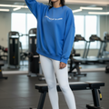 SWEATSHIRT Over Sized, Drop shoulder Royal Blue Fleece