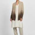 SWEATER Shawl Collar Cardigan Coffee Hues