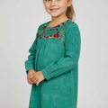 Veggies In A Pod, Girl's Dress (Greens)