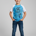 Action Foodies, Boys T-Shirt (Frosty Blue) USSB16-TEE-3