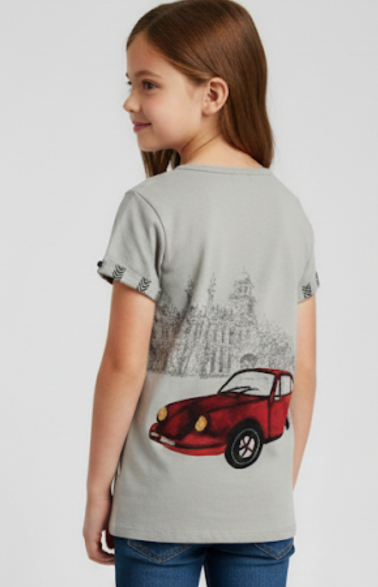 Red Road Grey Girl's Tee USSG15-TEE-02