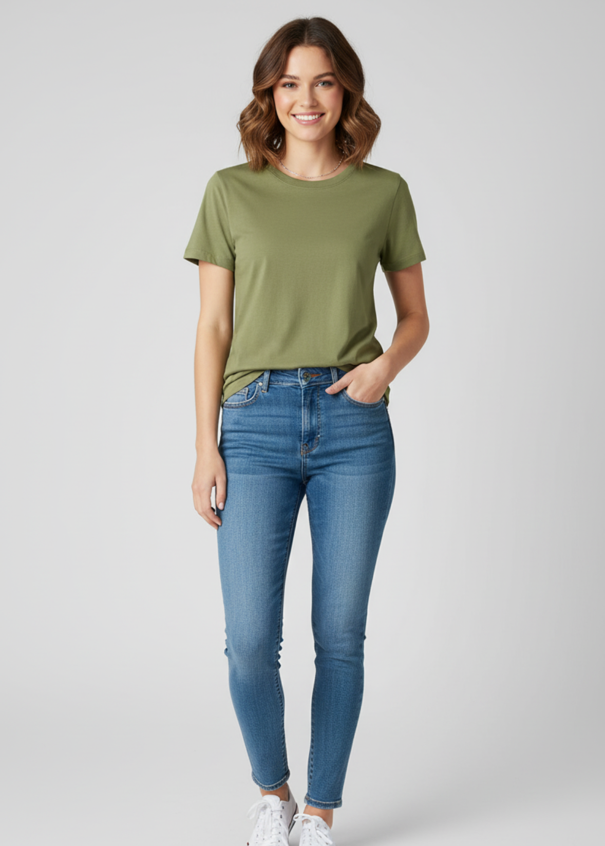 Women  Wasabi Organic Cotton T-Shirts
