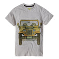 Beeping Jeep Grey Tee - UNNUSULLEE