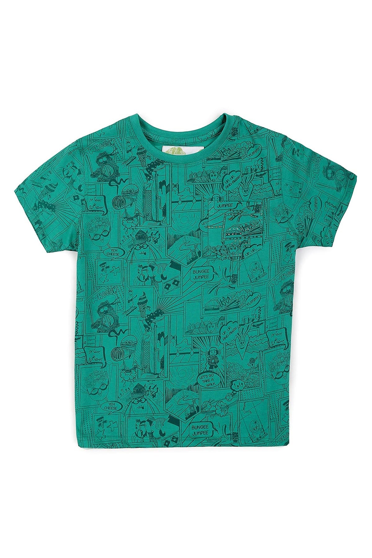 Dieto Citizens, Boy's T-Shirt (Spinach) USSB16-TEE-2