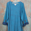Bohemian Tunic- Blue - SHUBINAK.COM