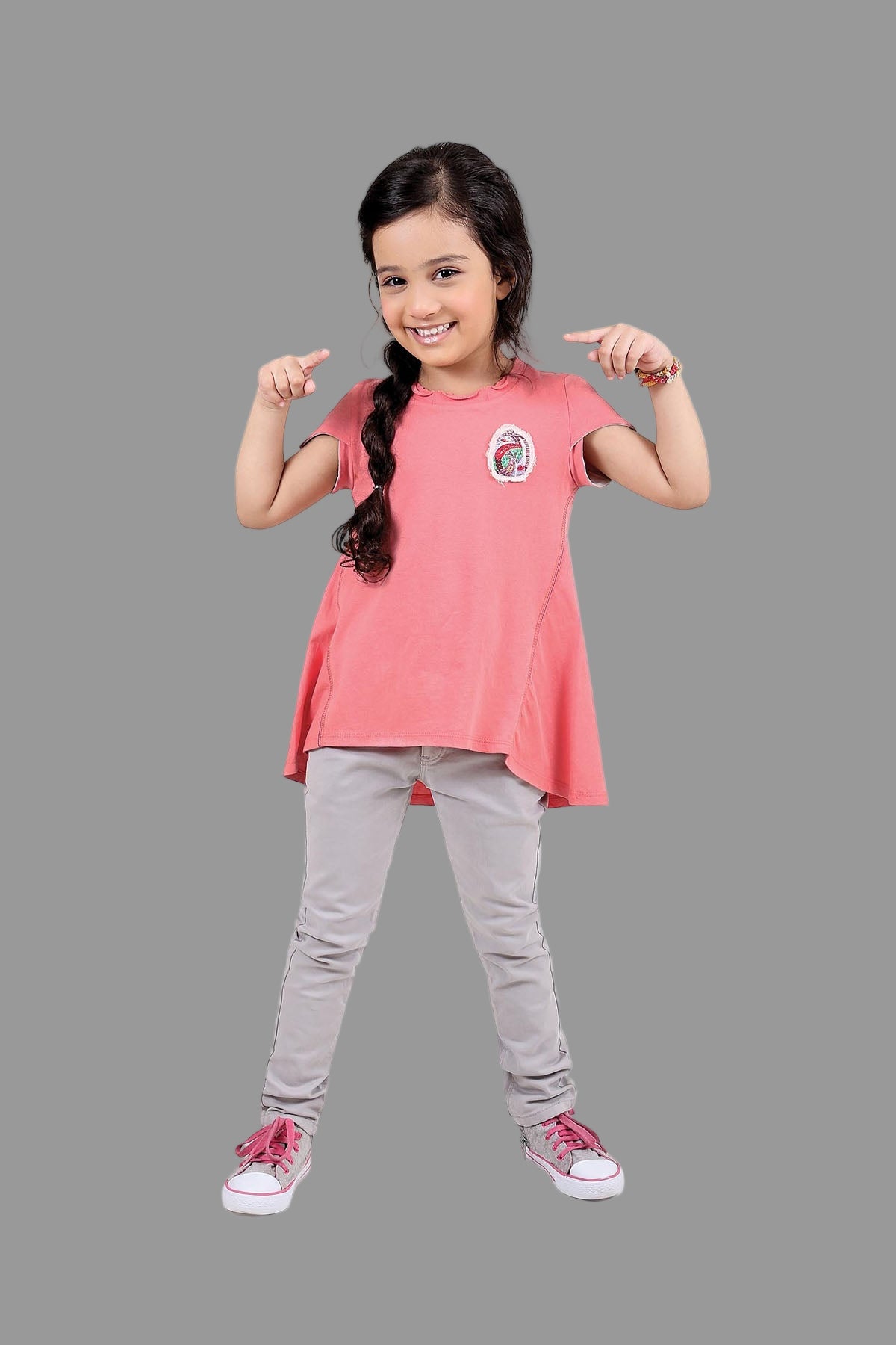 Travel Tulip Peach Top - UNNUSULLEE