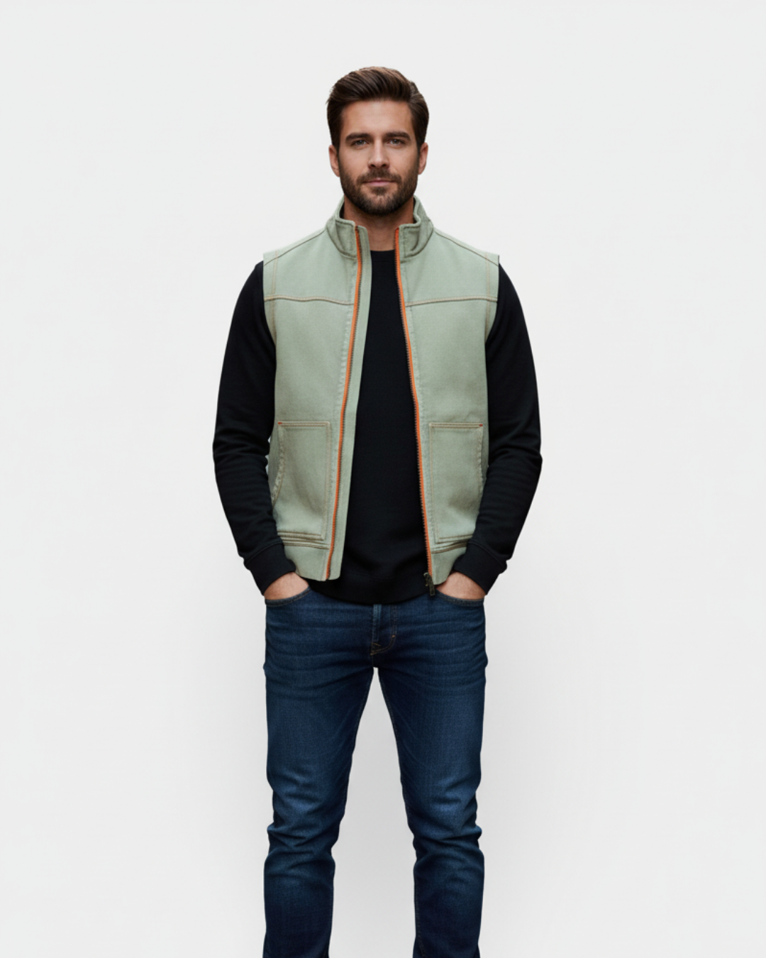 Washed Knit Vest