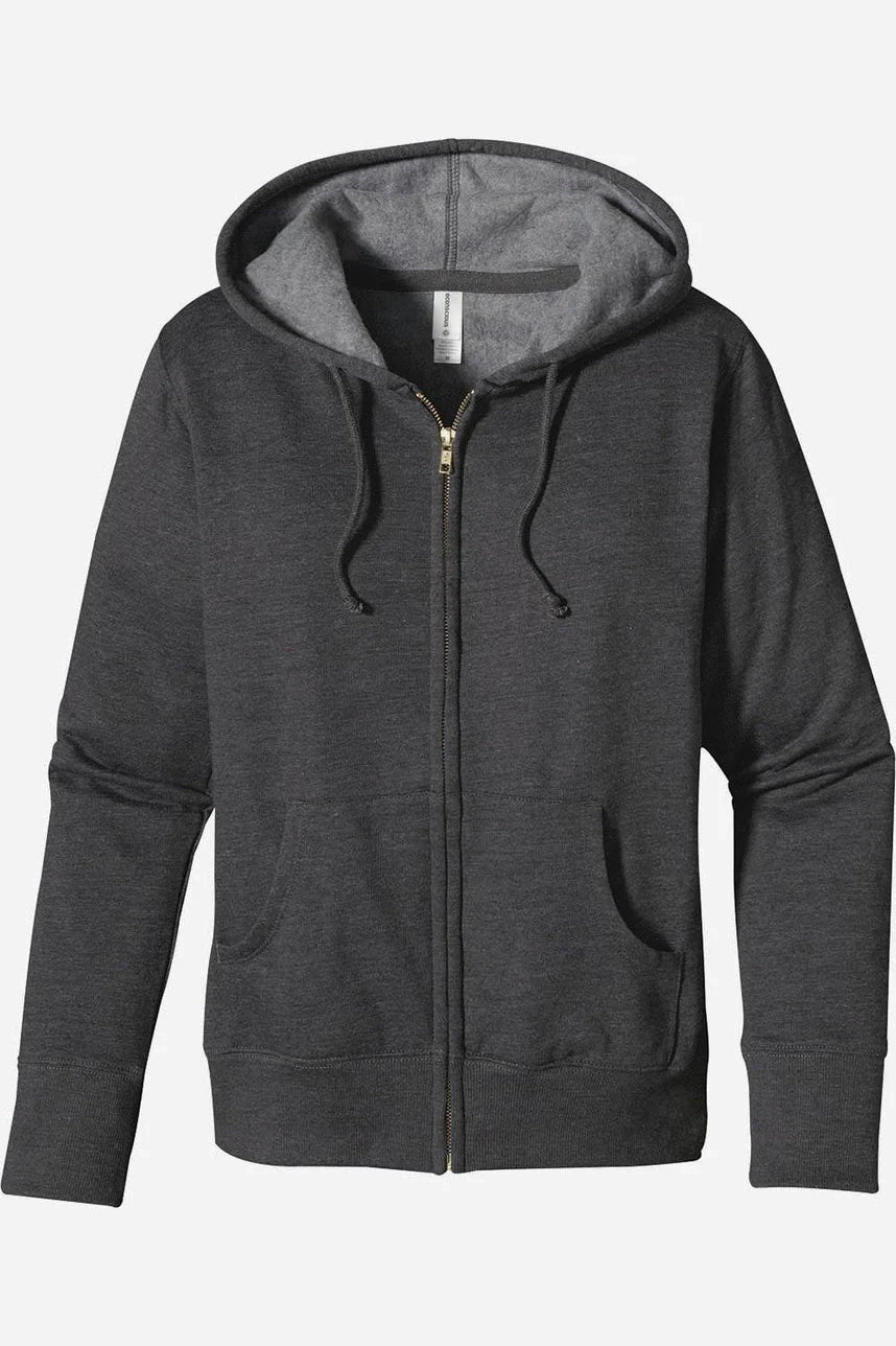 Women Full Zip Charcoal BLACKFleece Hoodie