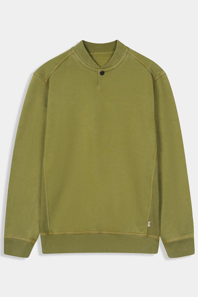 ONE BUTTON SWEATSHIRT