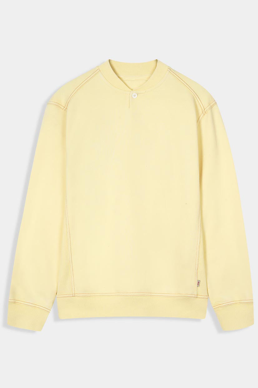 ONE BUTTON SWEATSHIRT