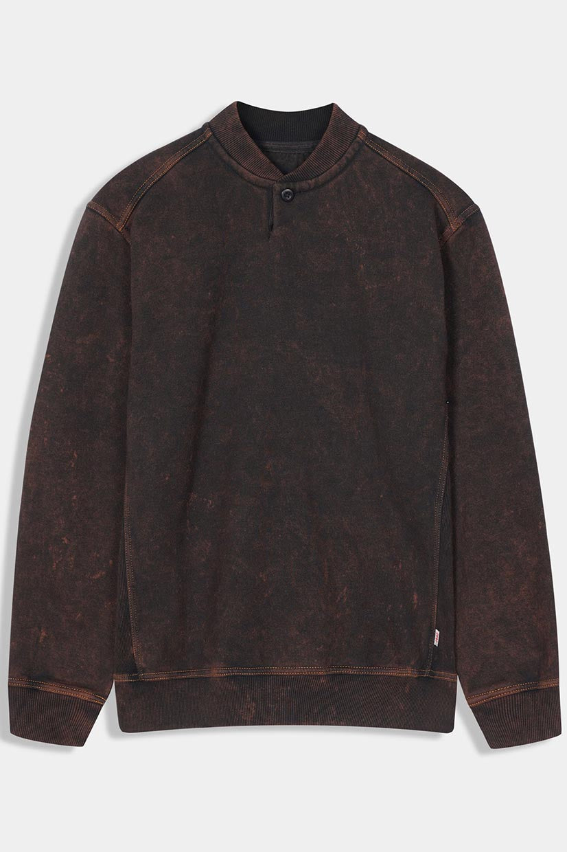 ONE BUTTON SWEATSHIRT