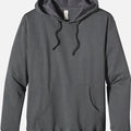 Men Pull-Over Charcoal Fleece Hoodie