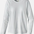 Women Long Sleeve White Organic Cotton T-Shirts