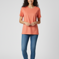 Women Soft Cotton Basic T-Shirt