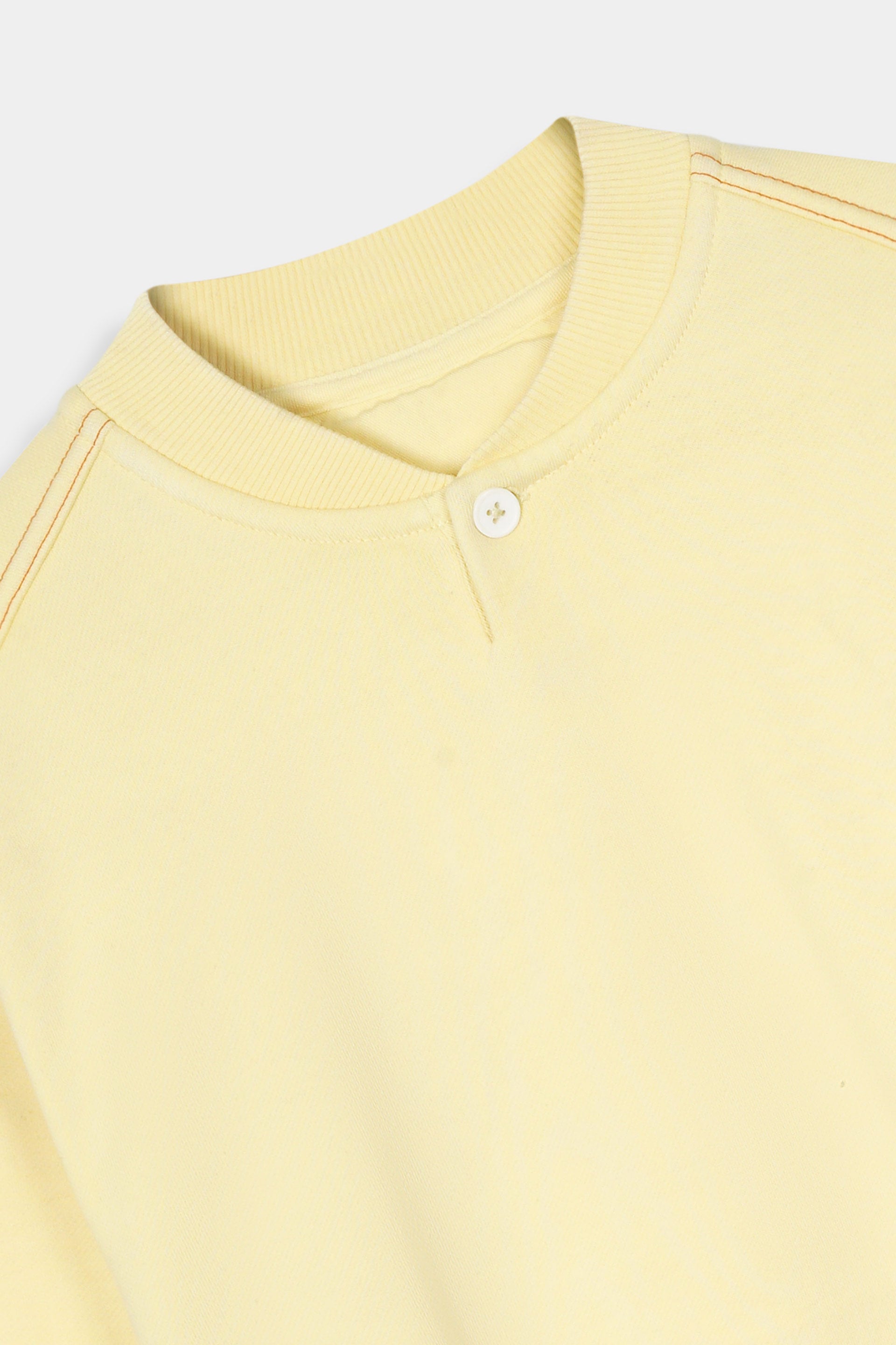ONE BUTTON SWEATSHIRT