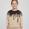 Syrup Trickle, Girl's Top (Chocolate) US-WGK-7