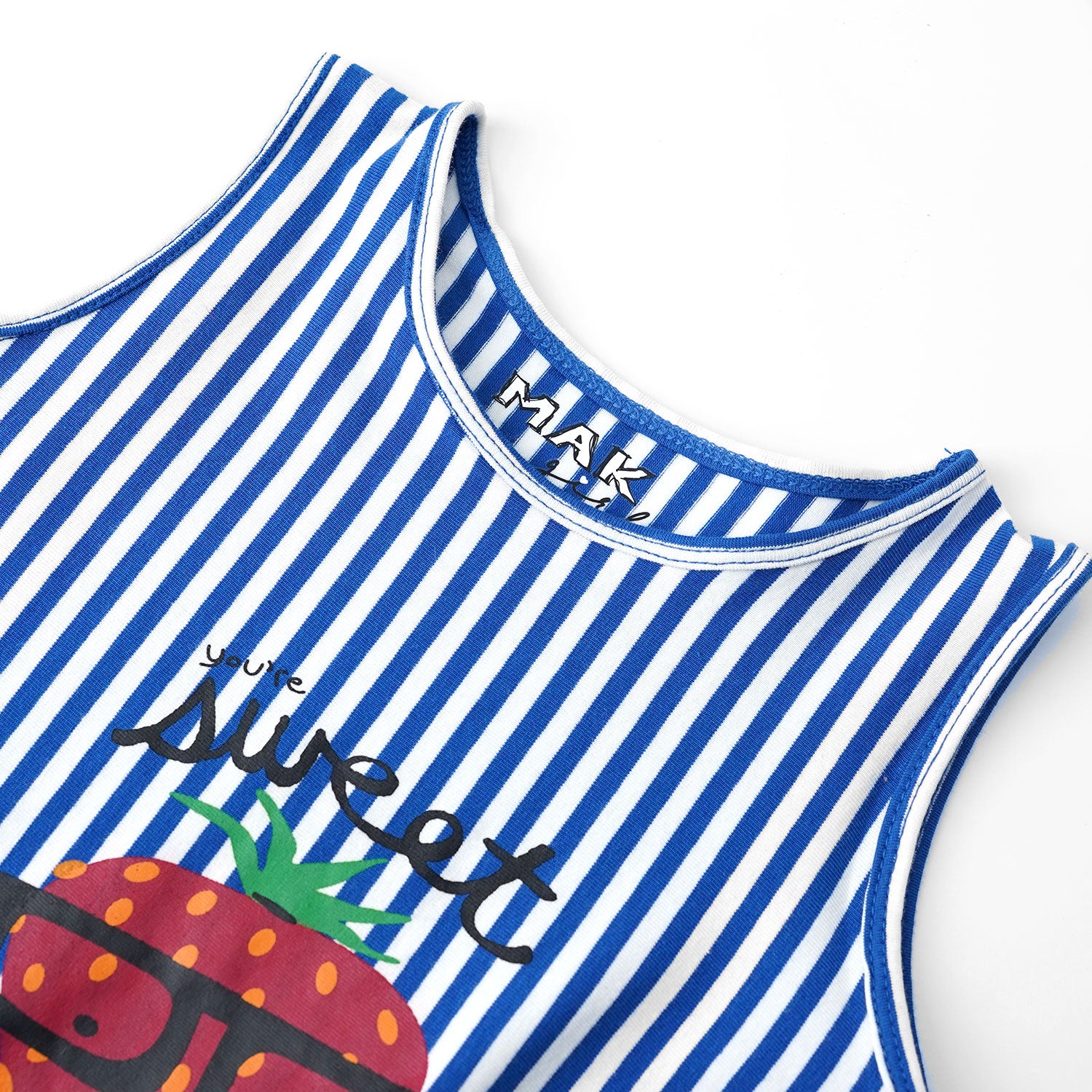Girls Soft Cotton Printed Striped Frock