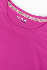 Girls Soft Cotton Full Sleeve Pink T-Shirt