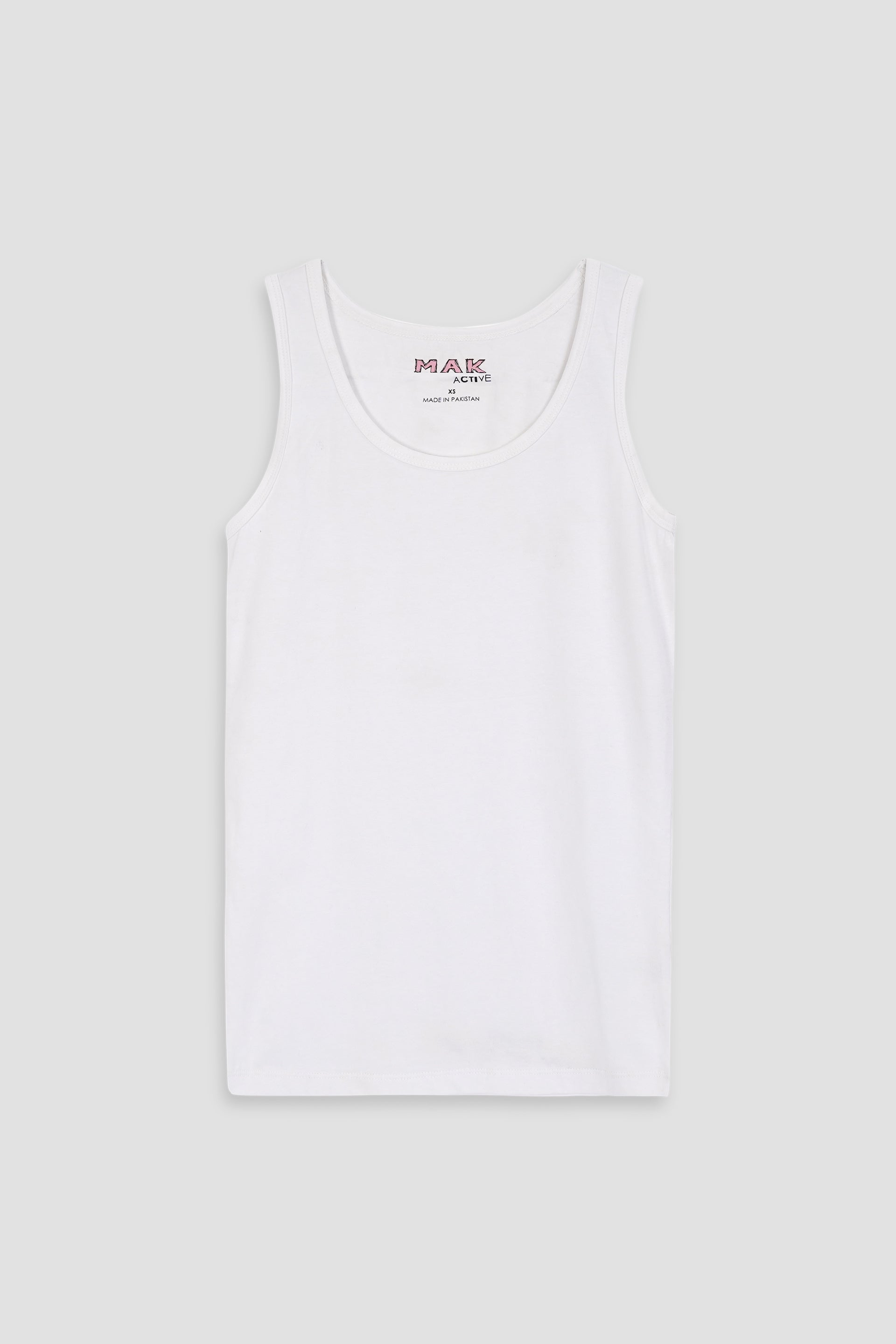 Women's Premium Quality Soft Cotton White tank top