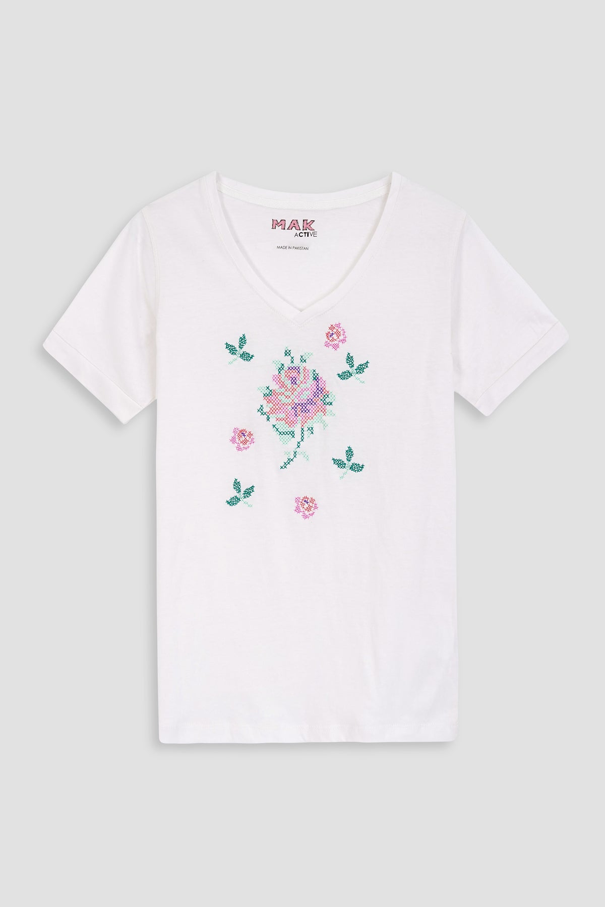 Women Soft Cotton Graphic White T-Shirt