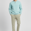 ONE BUTTON SWEATSHIRT