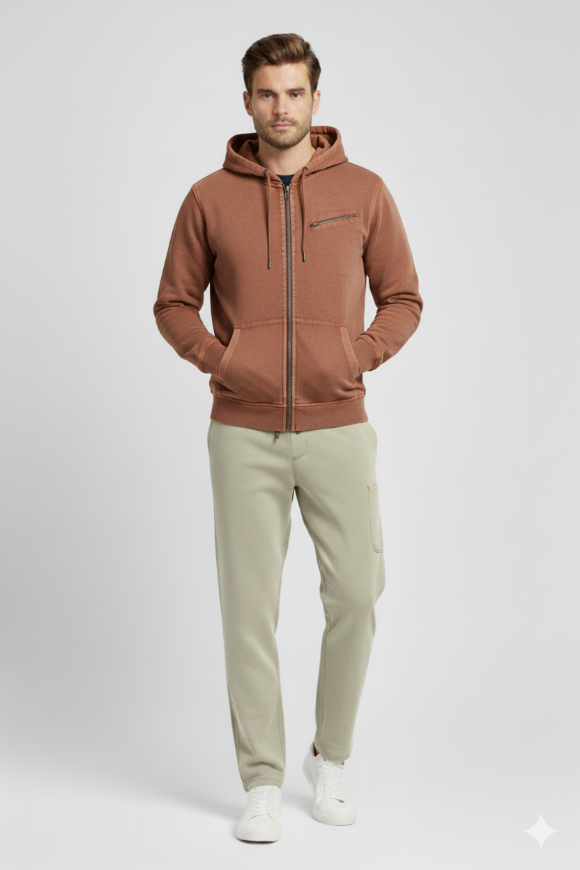 FLEECE ZIP HOODY