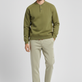 ONE BUTTON SWEATSHIRT