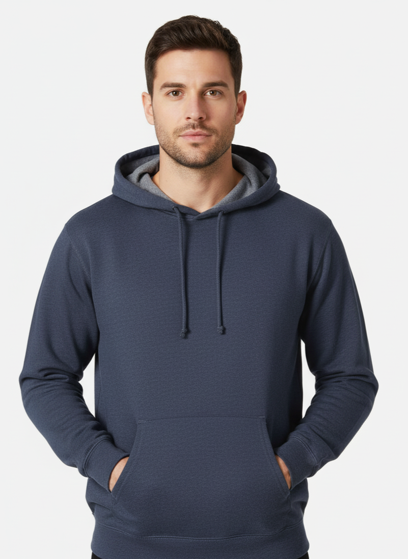 Men Pull-Over Water Fleece Hoodie
