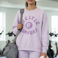 TRACK SUIT Oversized, Drop shoulder, Rose pink Fleece-LIMITED STOCK