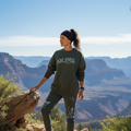 TRACK SUIT Oversized drop shoulder Sweatshirt Military green Fleece