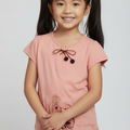 Two Wheel Deal Peach Girl's Top USSG15-k-TOP-02