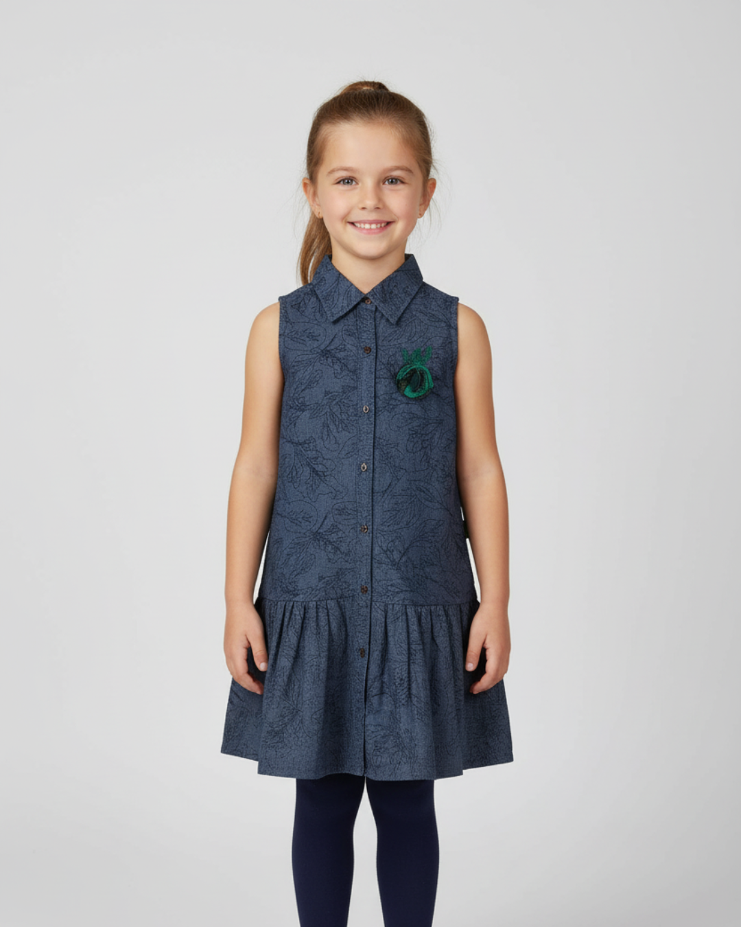 Crunchy Blues, Girl's Dress USSG16-DRESS-1