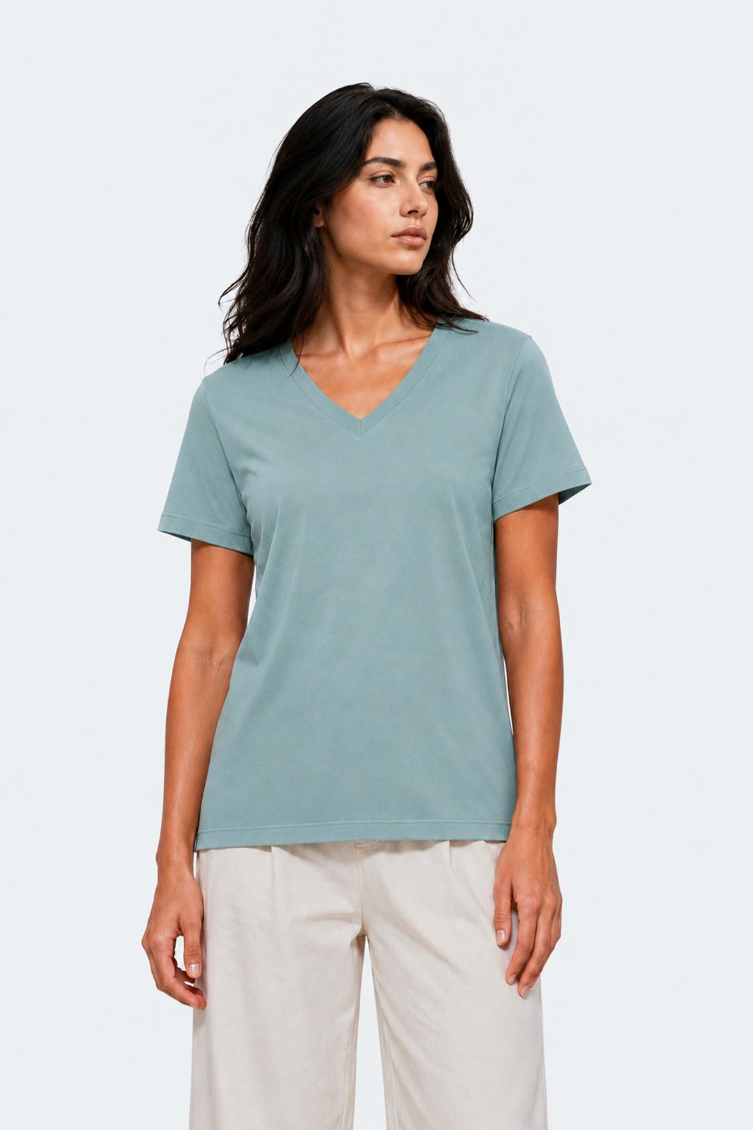 Women's V-Neck Organic Cotton