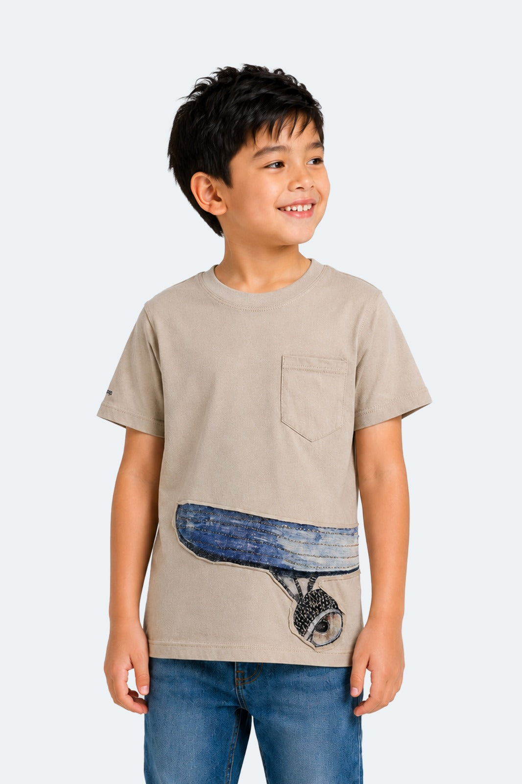 Skateboard Crew Khaki Boy's T  100% Organic Cotton
